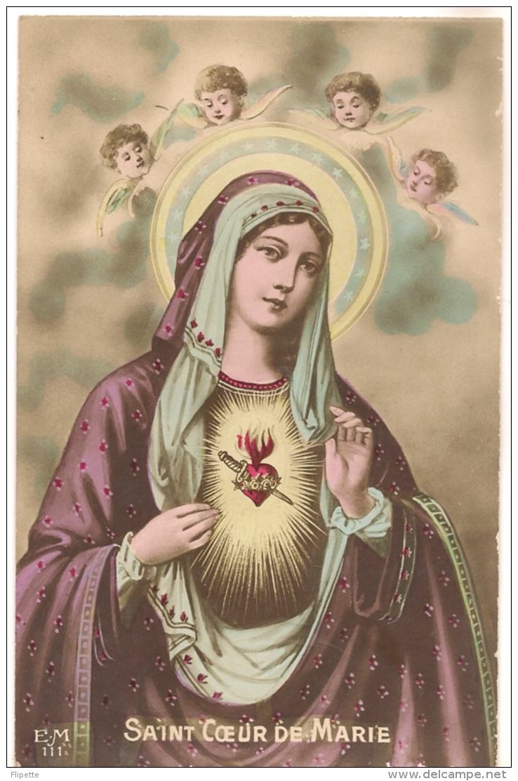 Ldiv046 - Saint Coeur De Marie - EM N°111 - Vergine Maria E Madonne