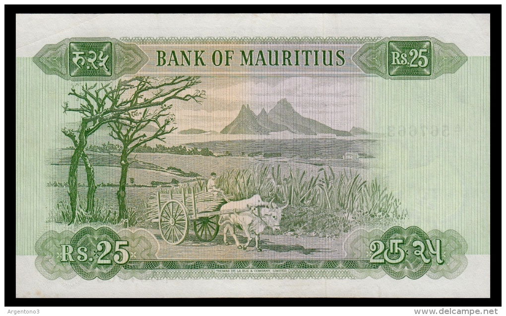 Mauritius 25 Rupees 1967 P.32a XF - Mauritius
