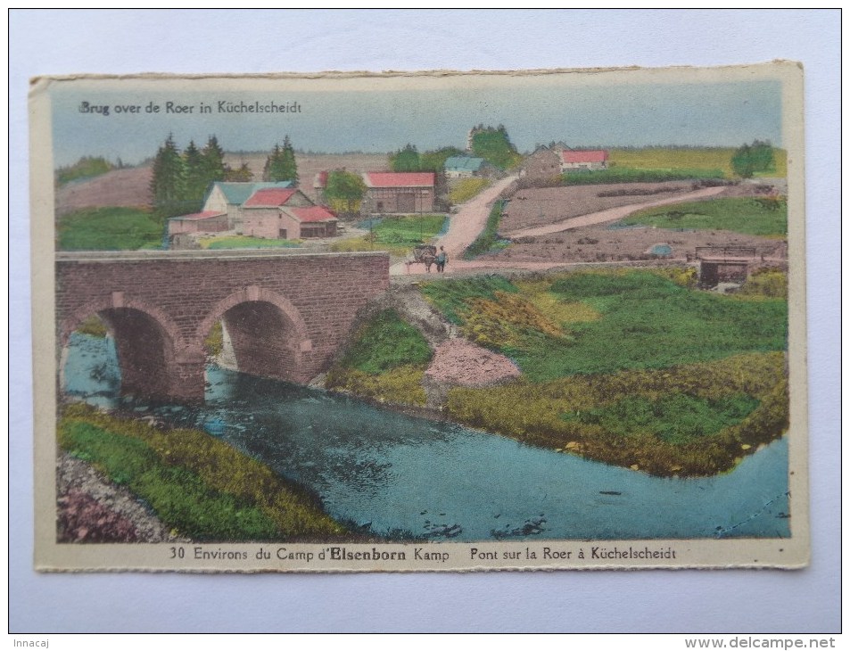 Réf: 44-14-17.          KUCHELSCHEIDT       Pont Sur La Roer   ( Colorisée ). - Butgenbach - Buetgenbach