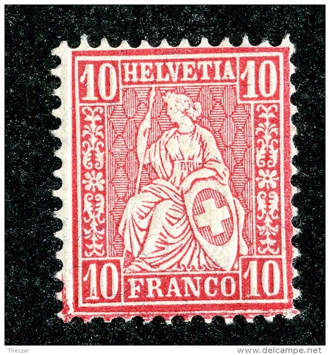 10289  Switzerland 1881  Zumstein #46 *  Michel #38  ( Cat. 5.€ ) Offers Welcome! - Nuevos