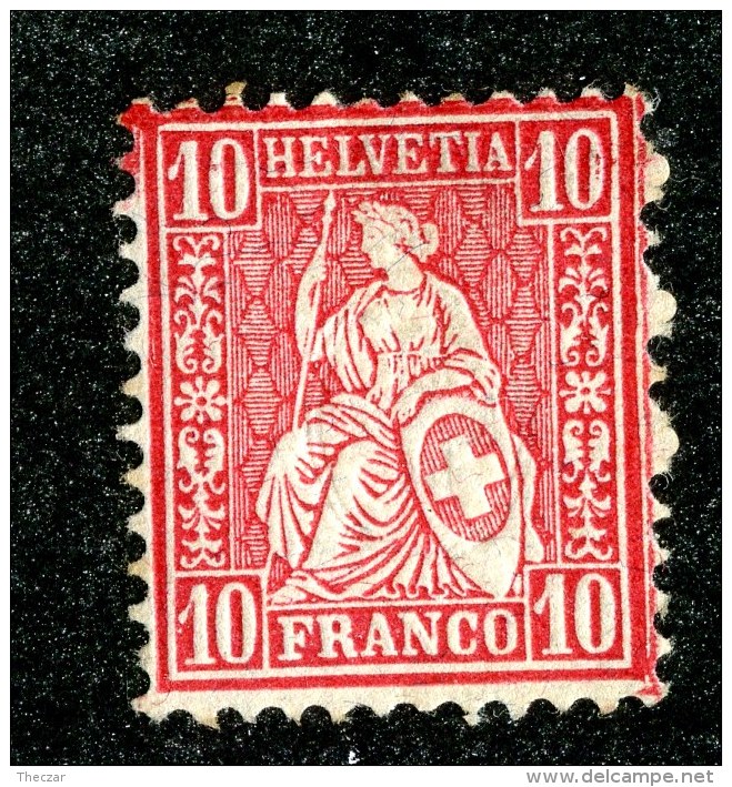 10290  Switzerland 1881  Zumstein #46 *  Michel #38  ( Cat. 5.€ ) Offers Welcome! - Neufs