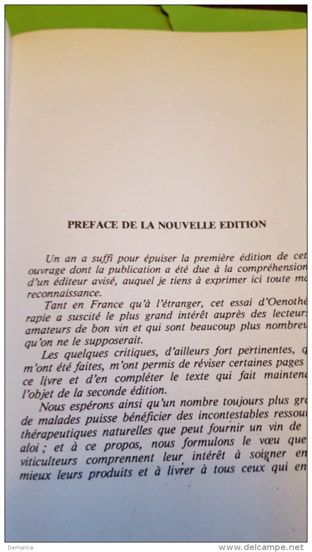 Dr E.A. Maury, Soignez-vous Par Le Vin, Jean-Pierre Delarge, 1974 - Gesundheit