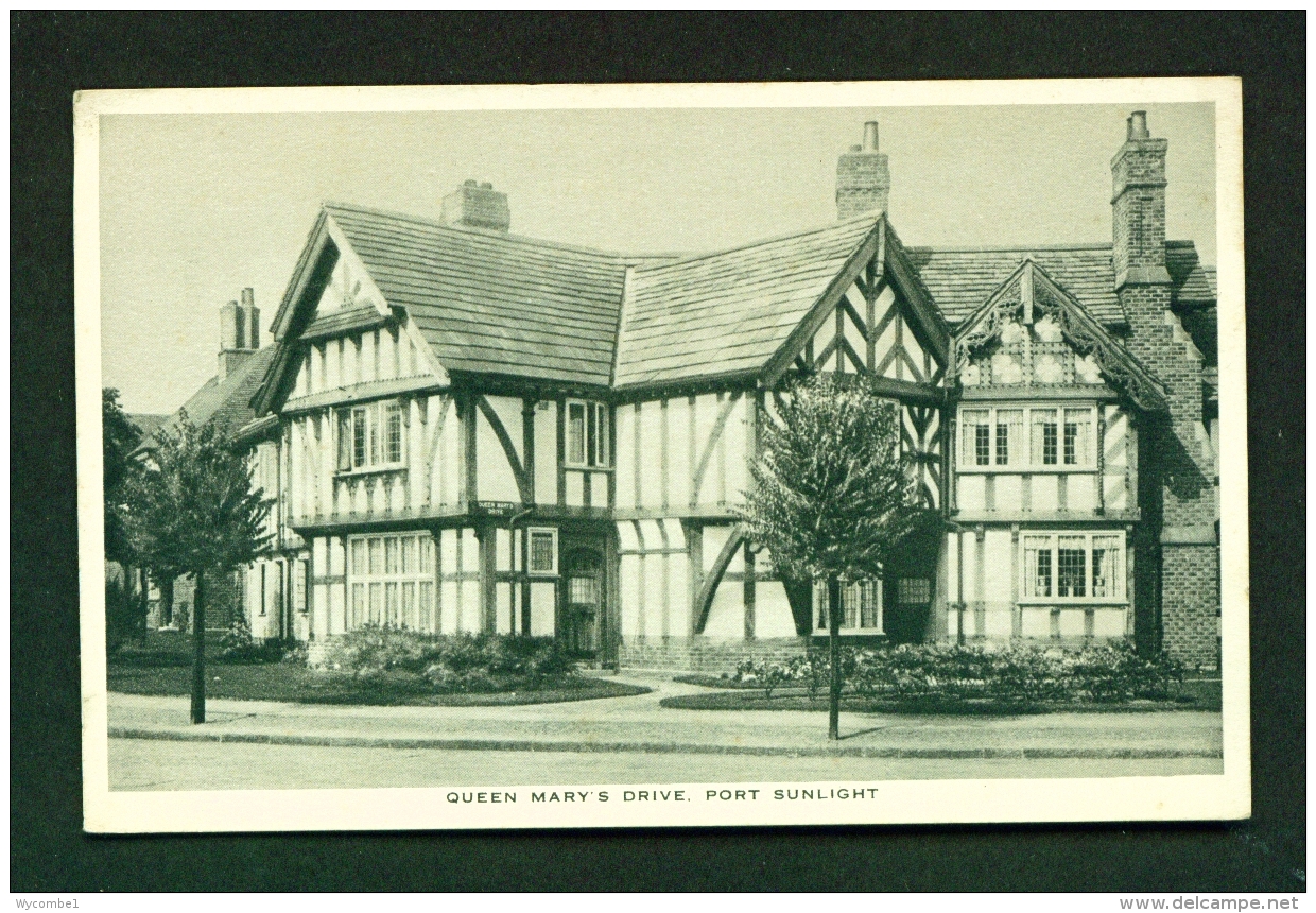 ENGLAND  -  Port Sunlight  Queen Mary's Drive  Unused Vintage Postcard - Autres & Non Classés