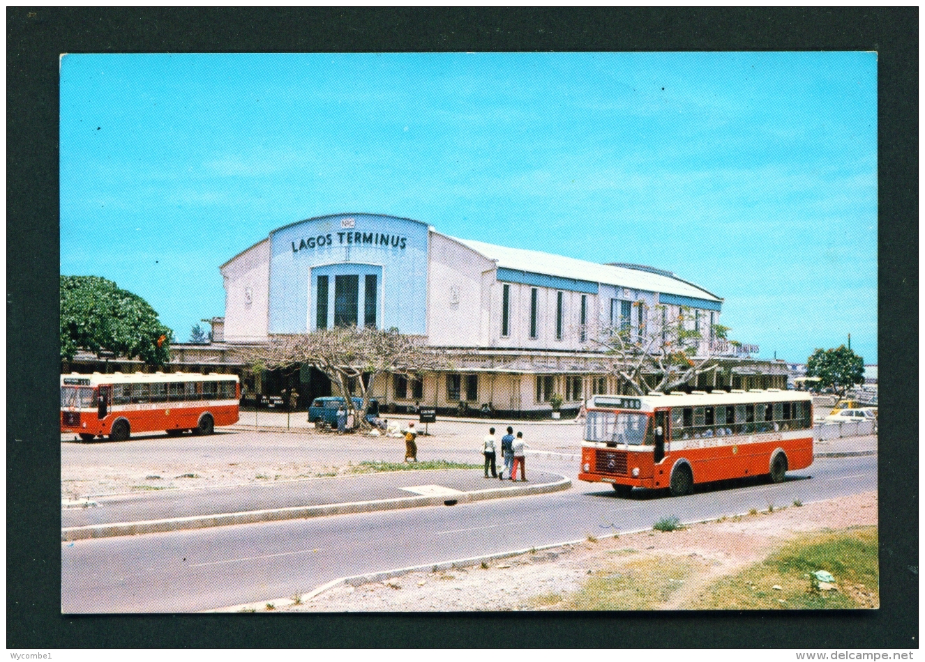 NIGERIA  -  Lagos  Iddo Railway Terminus  Unused Postcard - Nigeria