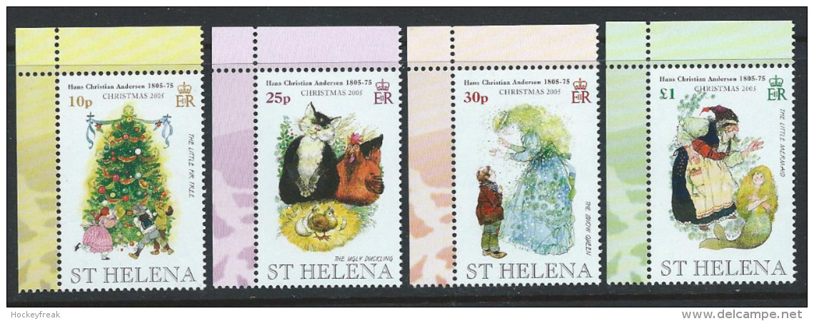 St Helena 2005 - 200th Birth Anniversary Of Hans Christian Andersen SG965-968 MNH Cat £5.70 SG2015 - Isola Di Sant'Elena