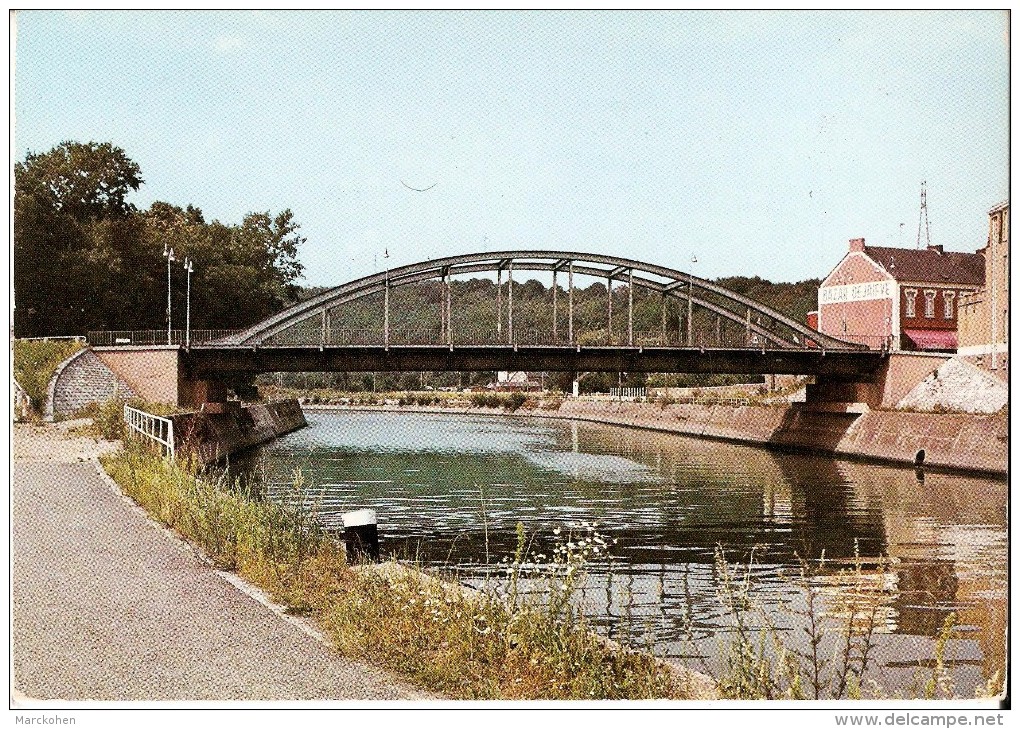 SAMBREVILLE - AUVELAIS (5060) : PONT SUR LA SAMBRE. CPSM. - Sambreville