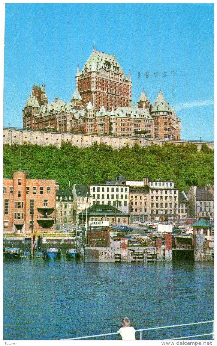 Le Chateau  Fontenac  Un Des Plus Beaux Hotels à Quebec - Cartes Modernes