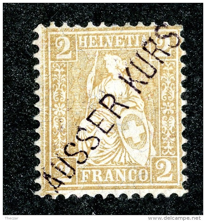 10320  Switzerland 1881  Zumstein #44 *  Michel #36AK I  ( Cat. 75.€ ) Offers Welcome! - Nuovi