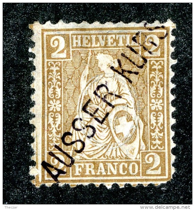 10322  Switzerland 1881  Zumstein #44 *  Michel #36AK I  ( Cat. 75.€ ) Offers Welcome! - Neufs