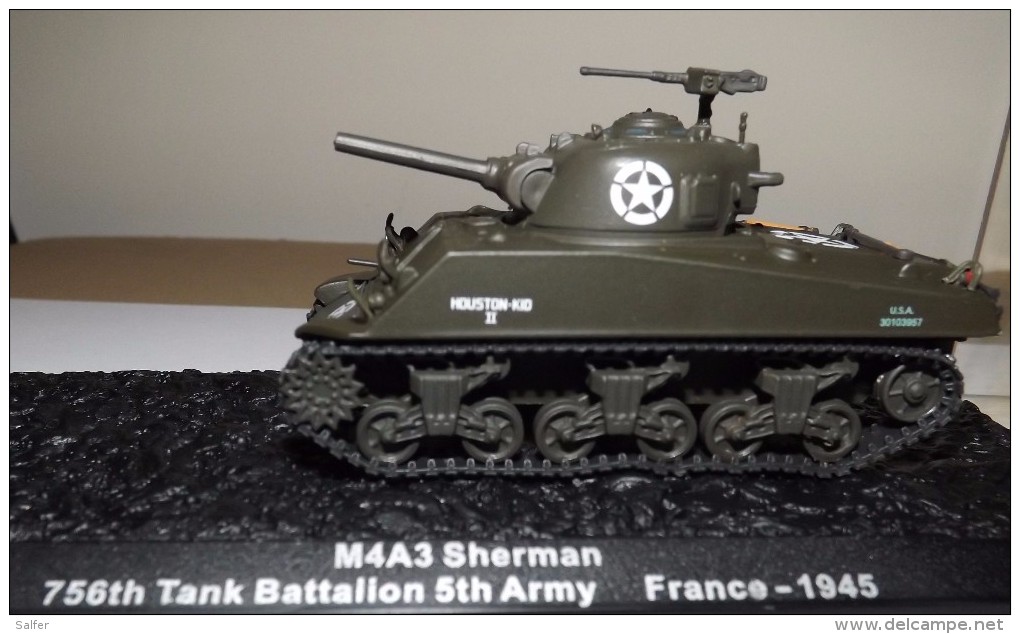 CARRO  M4A3 SHERMAN  US ARMY 1945 - Chars