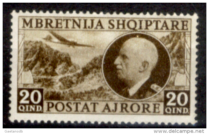 Italia-F01047 - 1939:  Posta Aerea,: Sassone N.4 (+) LH - Privo Di Difetti Occulti - - Albania