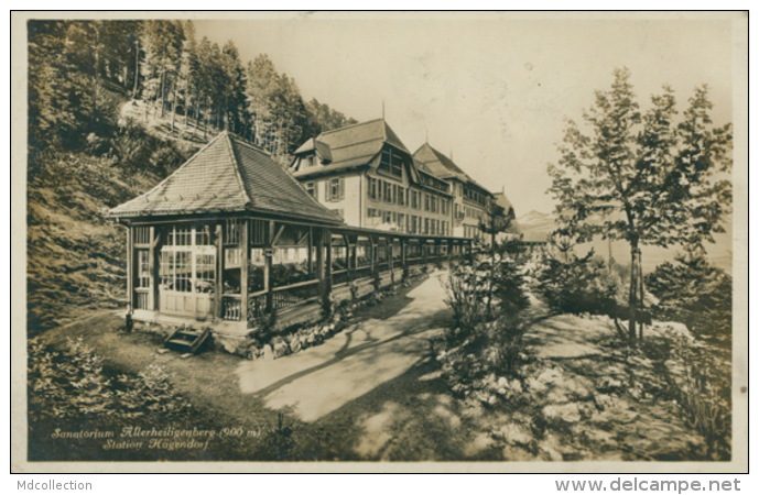 CH HAGENDORF / Sanatorium Allerheiligenberg, Station Hägendorf / CARTE GLACEE - Hägendorf