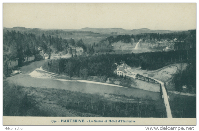 CH HAUTERIVE / La Sarine Et Hôtel D'Hauterive / - Hauterive