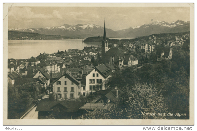 CH HORGEN / Horgen Und Die Alpen / - Horgen