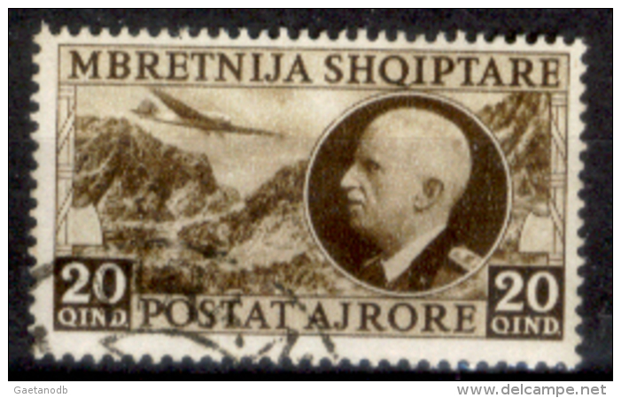 Italia-F01048 - 1939:  Posta Aerea,: Sassone N.4 (o) - Privo Di Difetti Occulti - - Albania