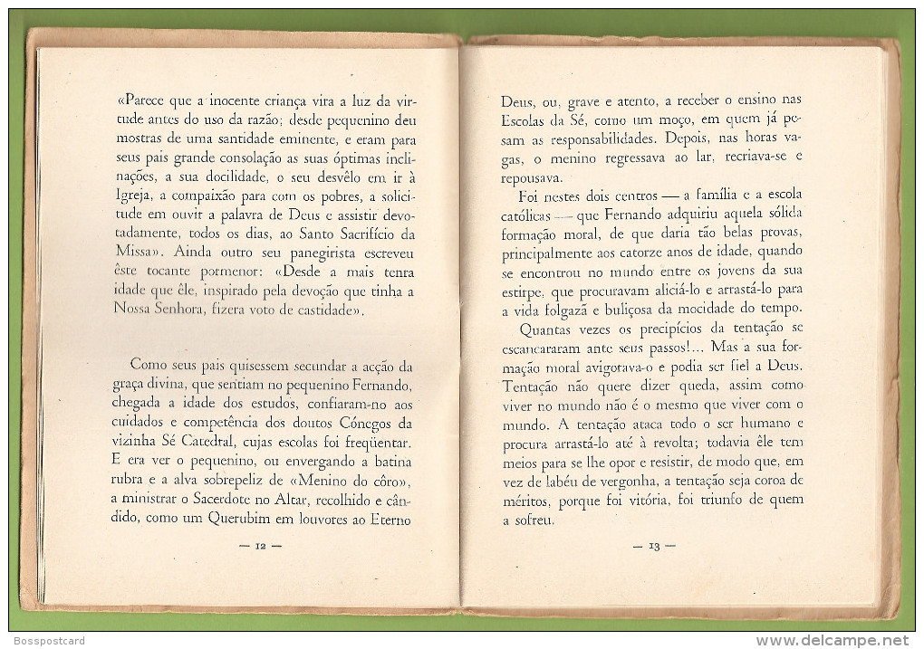 Lisboa - Padova - Vida De Santo António - Italia - Livres Anciens