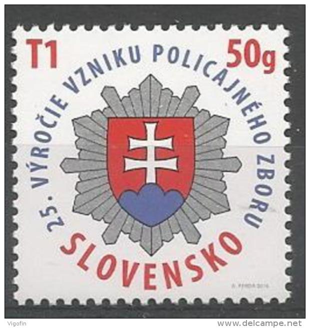 SK 2016-778 POLICE, SLOVAKIA, 1 X 1v, MNH - Polizei - Gendarmerie