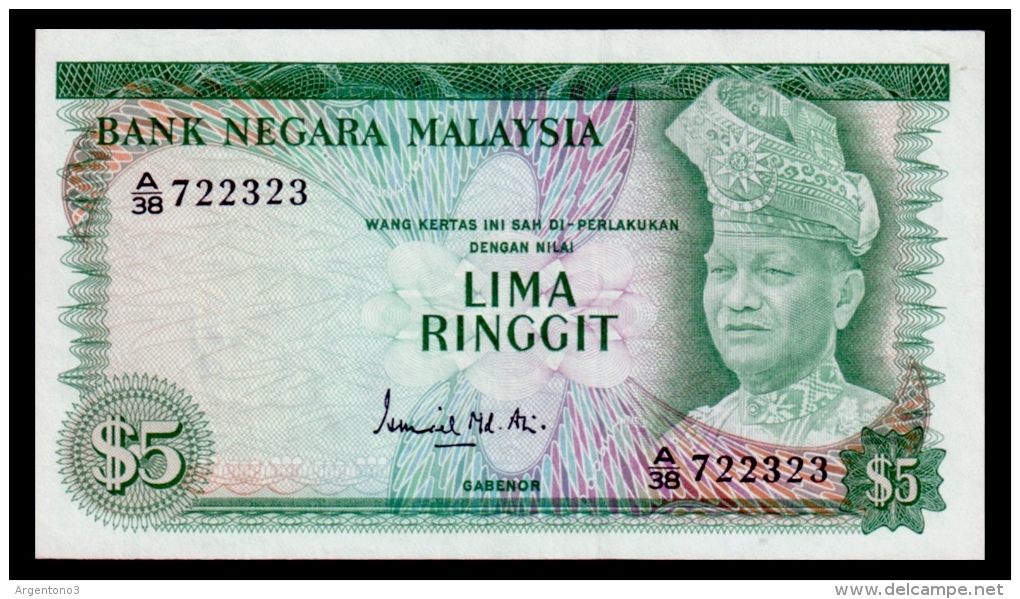 Malaysia 5 Ringgit 1967-1972 P.2a XF - Malaysia