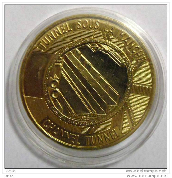 1990 - PRIX FIXE - Médaille De La 1ère Jonction - Tunnel Sous La Manche - Eurotunnel - Shutttle - Monnaie De Paris - Autres & Non Classés