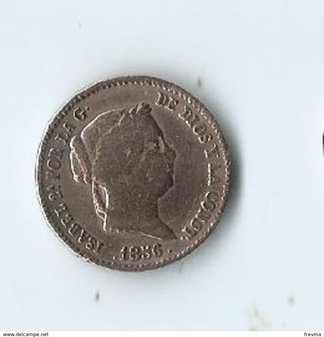 10 Cent De Real 1856 Segovia ISABEL II - Provincial Currencies