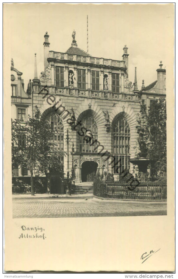 Danzig - Artushof - Foto-AK - Verlag Trinks & Co Leipzig - Danzig