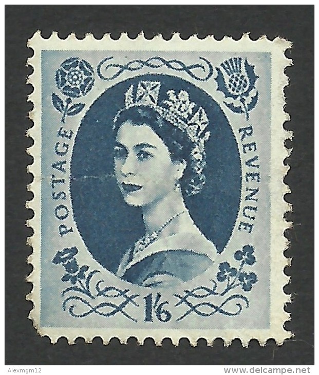 Great Britain, 1 S. 6 P. 1958, Sc # 369, Mi # 334, Used - Usados