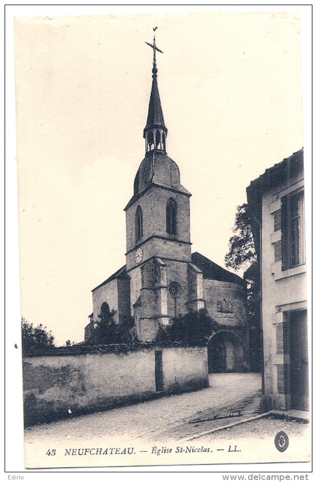 NEUFCHATEAU  église Saint Nicolas Neuve Excellent état - Neufchateau