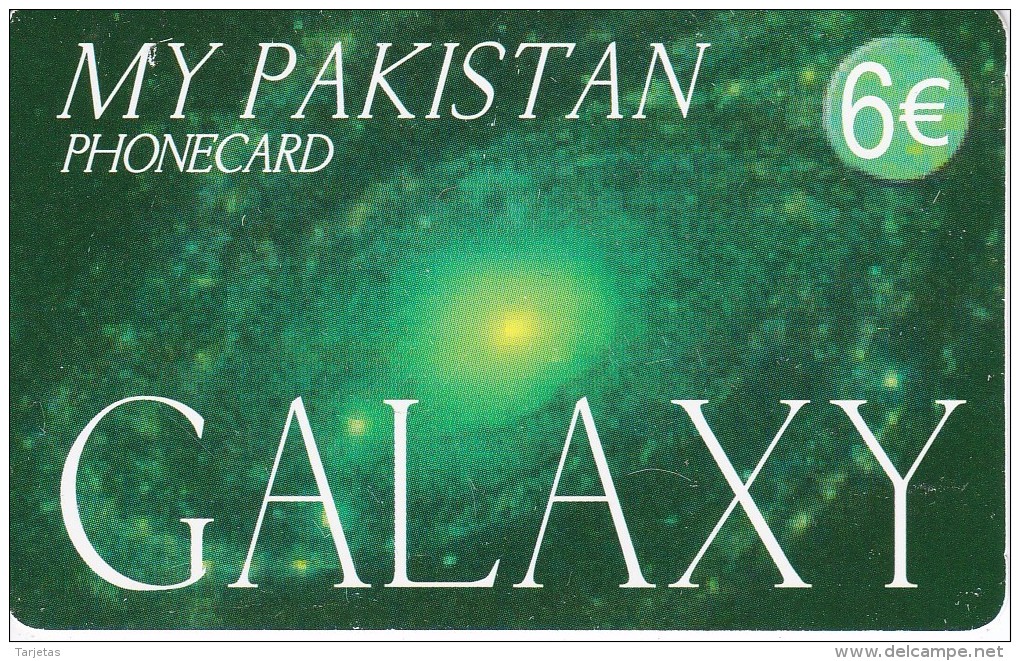 TARJETA DE ESPAÑA DE UNA GALAXIA  (SATELLITE) GALAXY - Astronomy