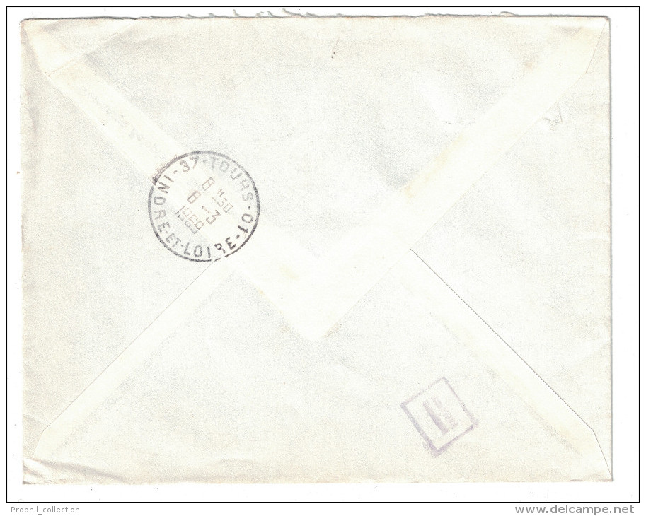 1969 LETTRE Avec GRIFFE De RETOUR à L´ENVOYEUR / N'HABITE PAS à L'ADRESSE INDIQUEE Inconnu à BP 12 Boite Postale - 1961-....