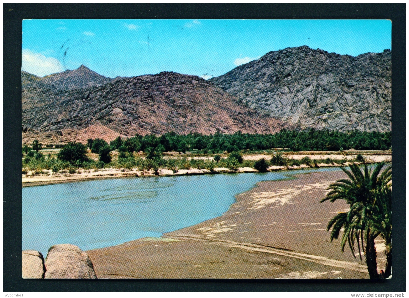 SAUDI ARABIA  -  Wadi Najran  Used Postcard As Scans - Arabie Saoudite