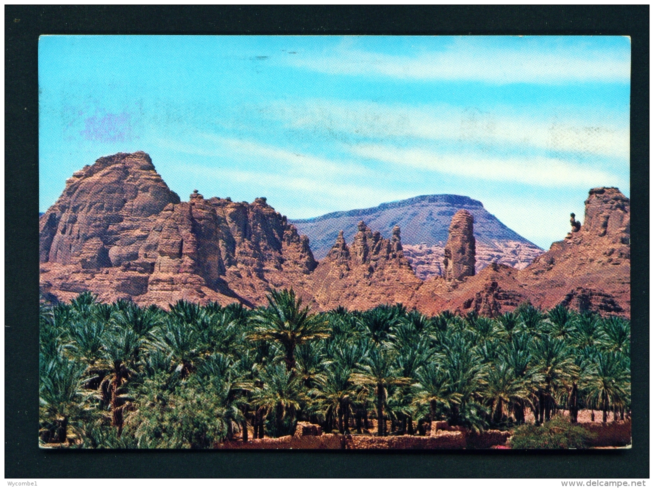 SAUDI ARABIA  -  Al-Ula  Palm Groves  Used Postcard As Scans - Arabia Saudita