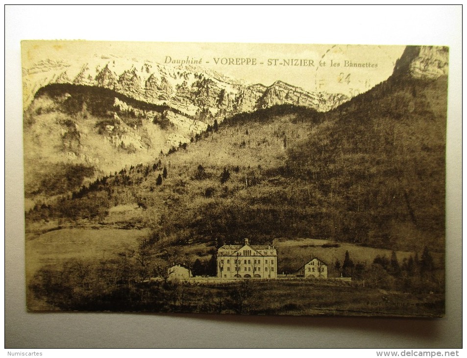 Carte Postale Voreppe Saint Nizier Et Les Banettes (oblitérée 1930 Timbre 40 Centimes ) - Voreppe