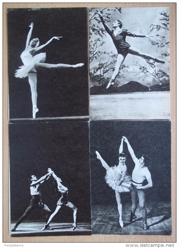 Soviet Ballet. Set Of 30 Postcards. 1970 - Théâtre