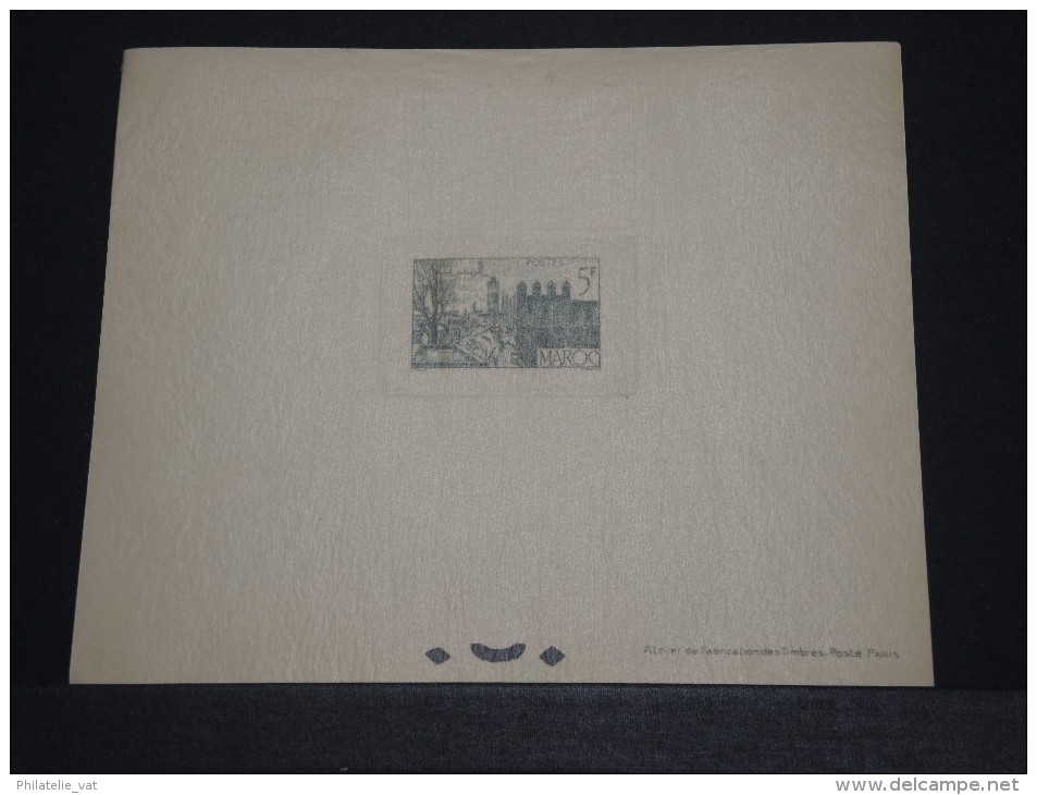 MAROC – Epreuve Avant Indépendance – Détaillons Collection – A Voir – Lot N° 12672 - Autres & Non Classés