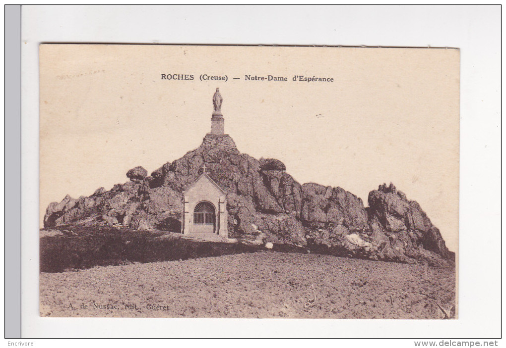 Cpa ROCHES Creuse Notre Dame D'espérance Chapelle Vierge - Nussac - Autres & Non Classés