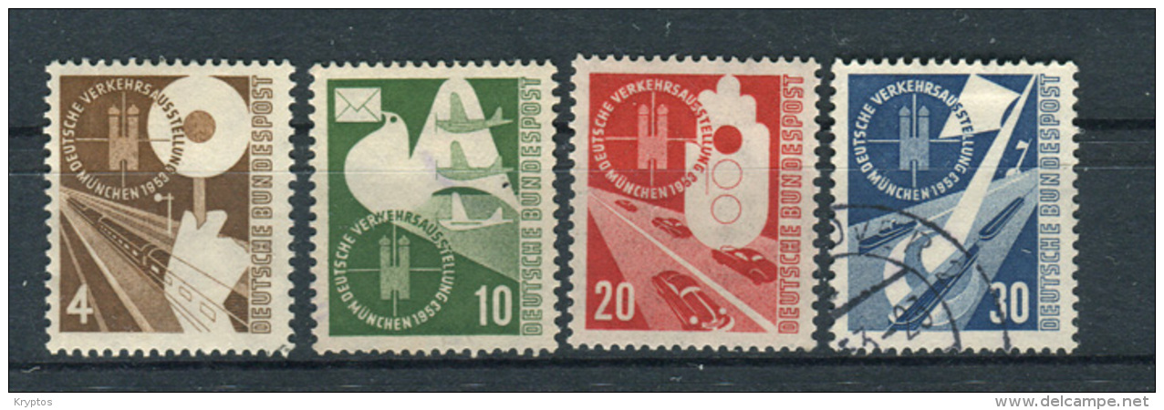 Germany 1953.  Trafic Show. Complete Set Of 4 Stamps - Other & Unclassified