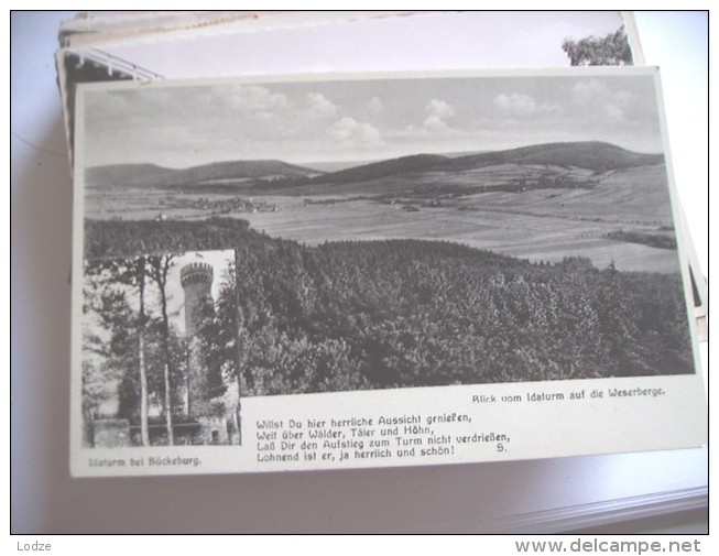 Duitsland Deutschland Niedersachsen Bückeburg Blick Vom Idaturm - Bückeburg