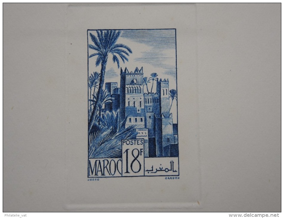 MAROC – Epreuve Avant Indépendance – Détaillons Collection – A Voir – Lot N° 12681 - Other & Unclassified