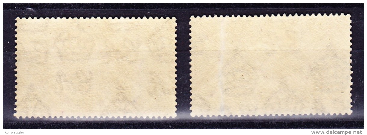 Karibik Montserrat 1932 SG#92* Und 93 * Höchste Werte - Montserrat