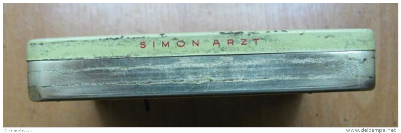 AC - SIMON ARZT NO#15 20 CIGARETTES EMPTY TIN BOX - Empty Tobacco Boxes