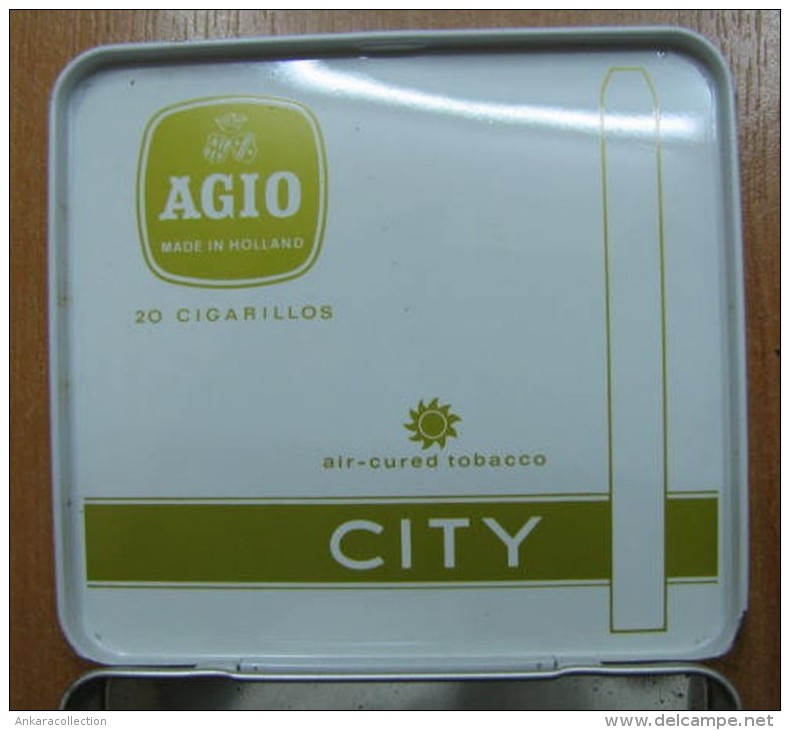 AC - AGIO CITY 20 CIGARS EMPTY TIN BOX