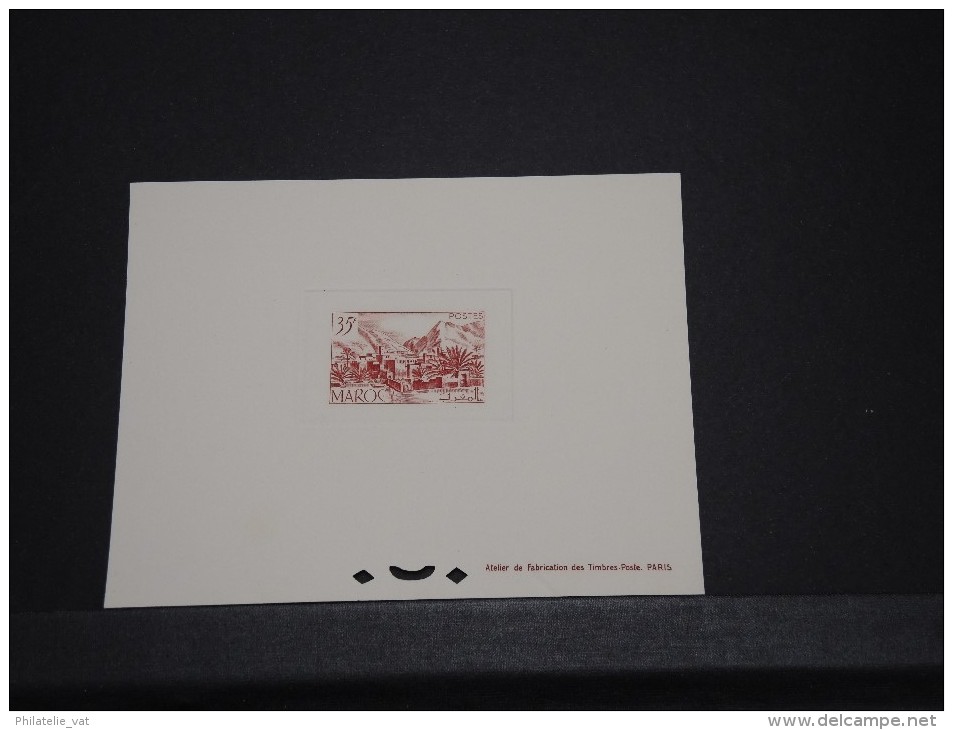 MAROC – Epreuve Avant Indépendance – Détaillons Collection – A Voir – Lot N° 12707 - Other & Unclassified