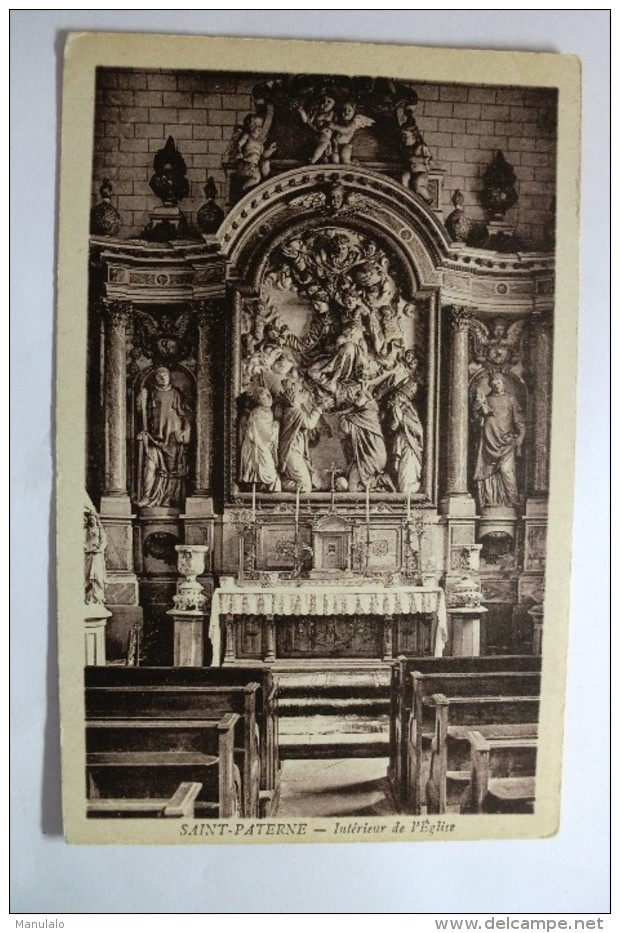 D 37 - Saint Paterne - Intérieur De L'église - Semblançay