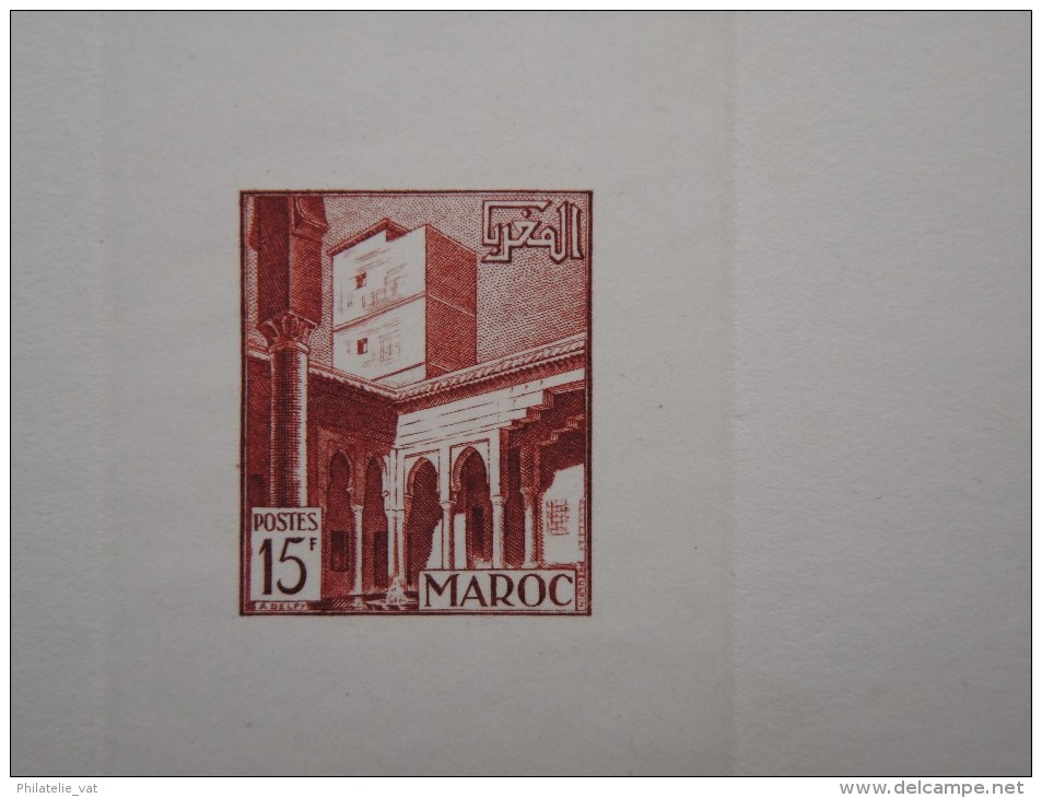 MAROC – Epreuve Avant Indépendance – Détaillons Collection – A Voir – Lot N° 12718 - Other & Unclassified