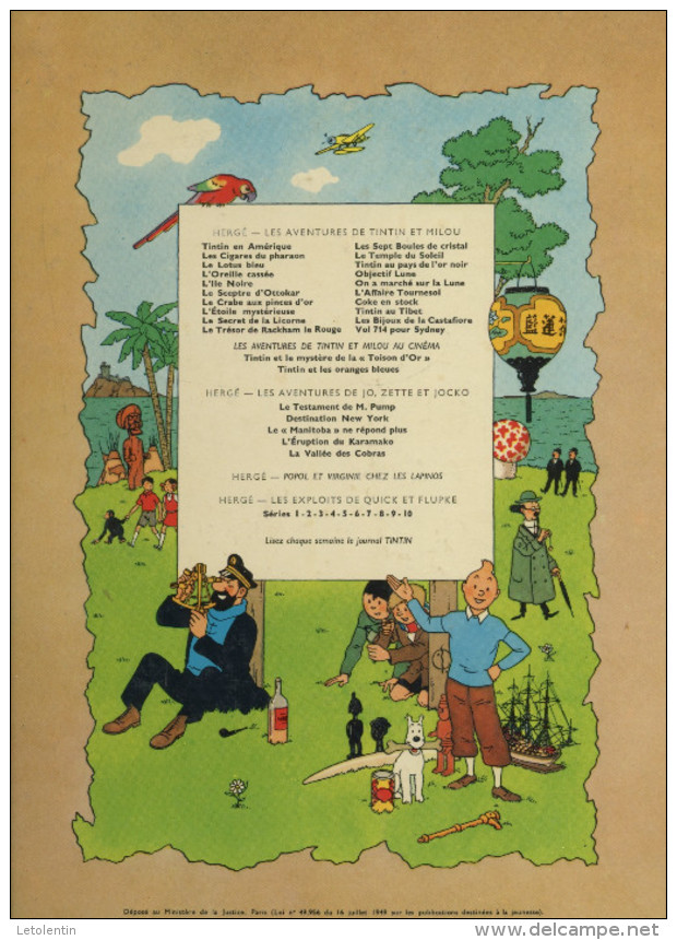 TINTIN - LE LOTUS BLEU D´HERGÉ CHEZ CASTERMAN (B38) - Hergé