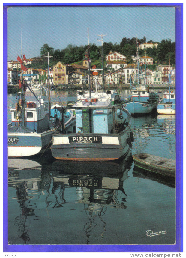 Carte Postale 64. Ciboure  La Quai Ravel  Bateau De Pêche "Pipâch" De Bayonne   Trés Beau Plan - Ciboure