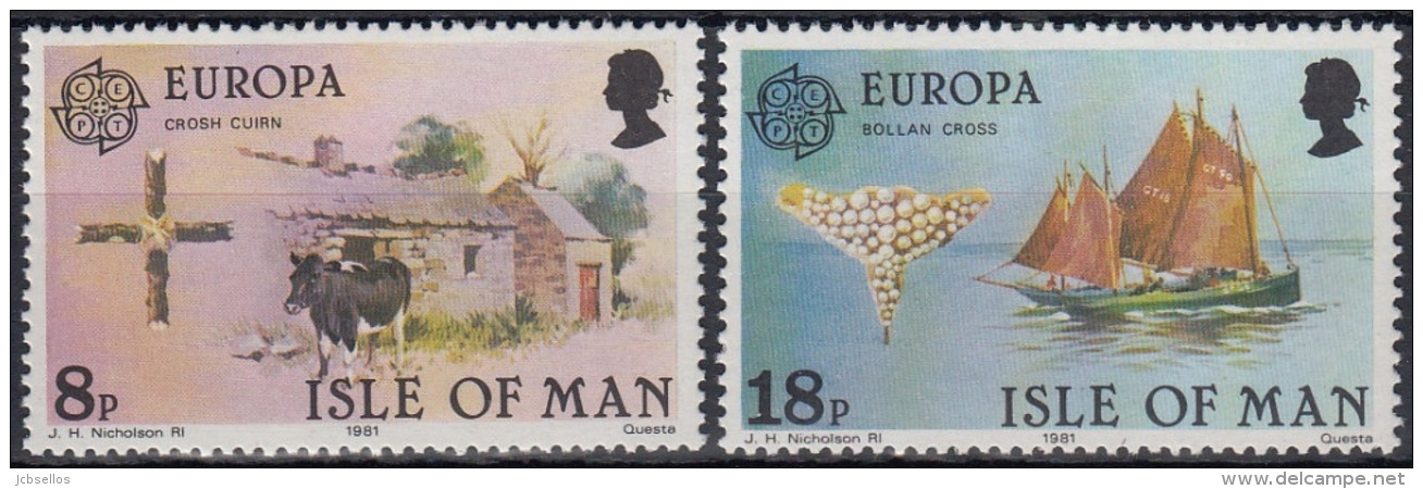 Isla De Man 1981 Nº182/83 Nuevo - Isla De Man