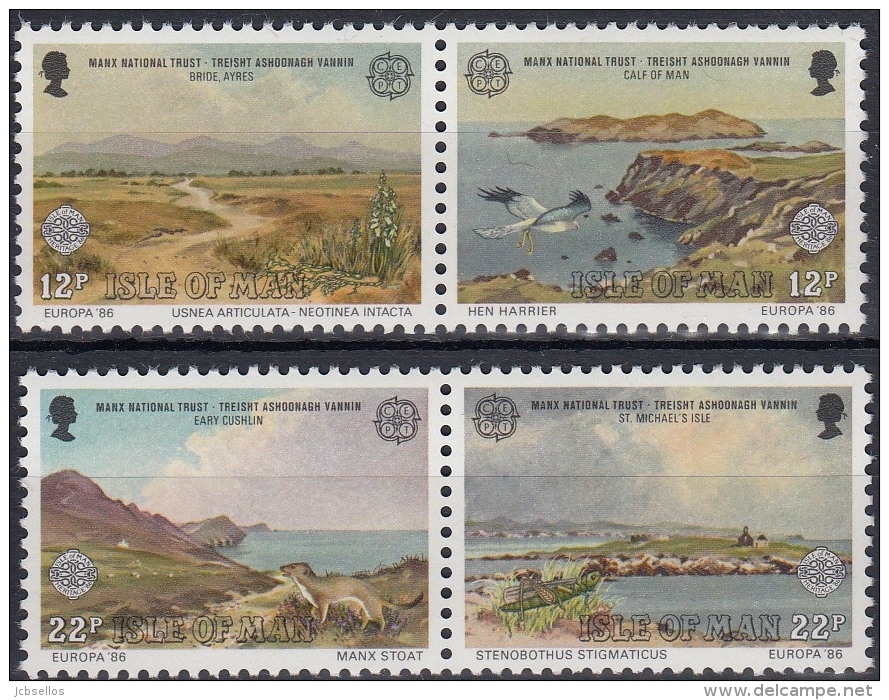 Isla De Man 1986 Nº302/05 Nuevo - Isola Di Man