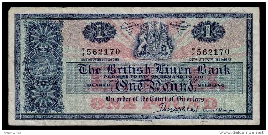 Scotland 1 Pound 1967 P.168 F+ - 1 Pound