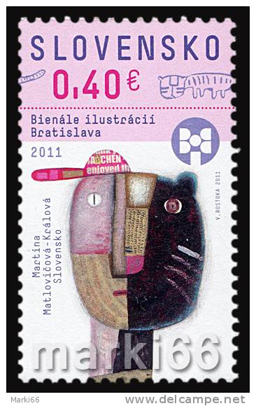 Slovakia - 2011 - Biennial Of Illustrations Bratislava 2011 - Mint Stamp - Ungebraucht